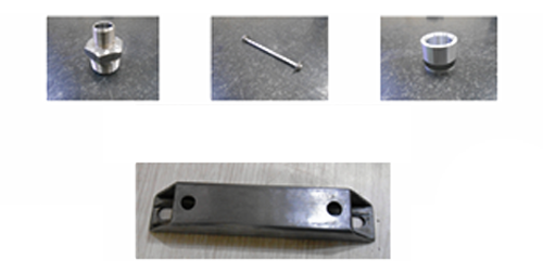 Precision machined metal components manufactured from round and hex bar stock