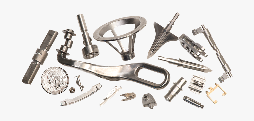 High-precision metal injection molding part with complex geometry and fine surface finish