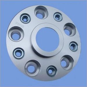 Precision-machined aluminum wheel spacer with multi-hole bolt pattern, designed by Karmayogi Engineers to enhance wheel alignment, stability, and fitment in automotive applications.