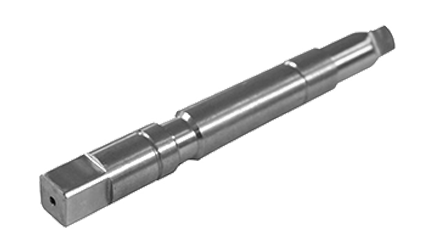 "Precision machined steel shaft manufactured for high-performance applications