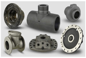 Precision-engineered investment casting and CNC-machined components including valve bodies, flanges, pipe fittings, and hydraulic housings